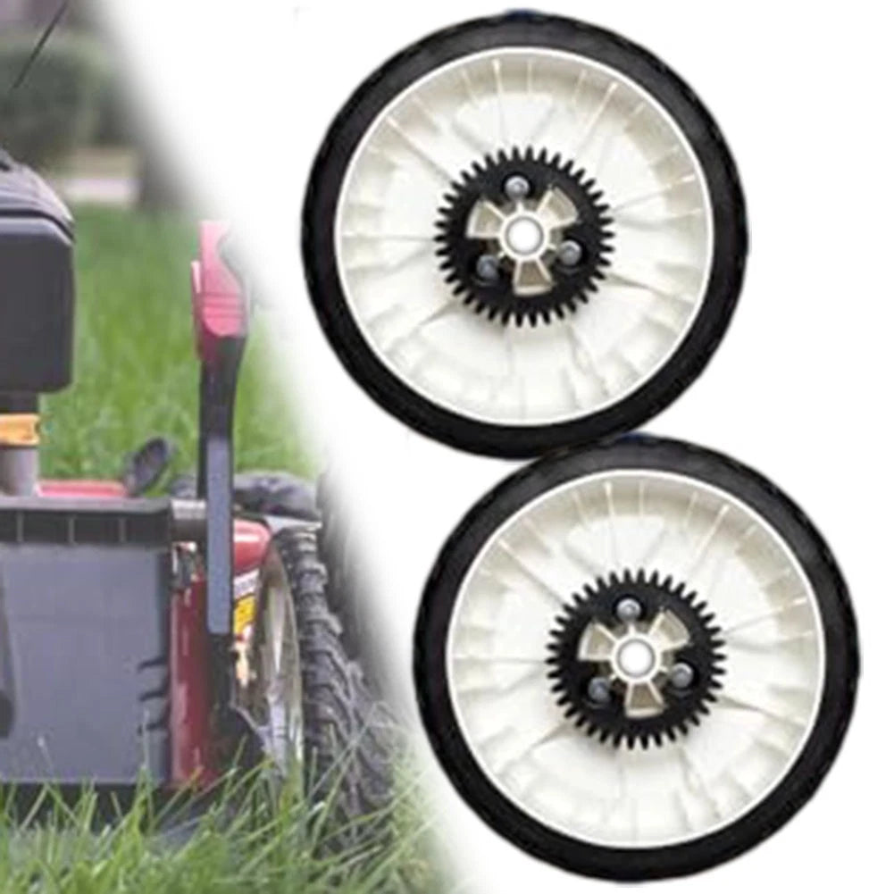 Rear Wheel Replacement for Toro 22 Inch Push Mower (8 Inch Diameter Rubber Tire)