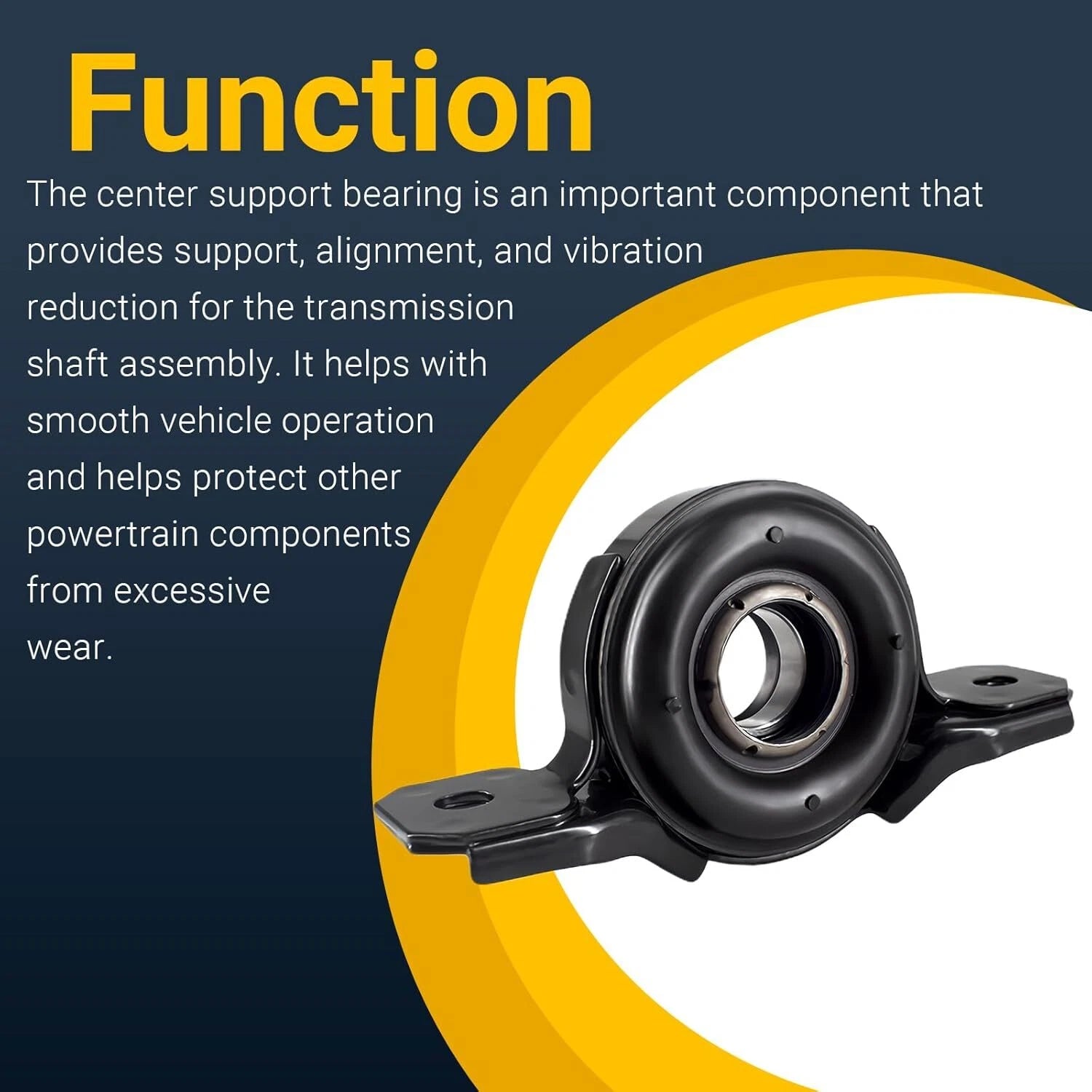 Driveshaft Center Support Bearing for Kia Sorento (2007–2008) 2680-91