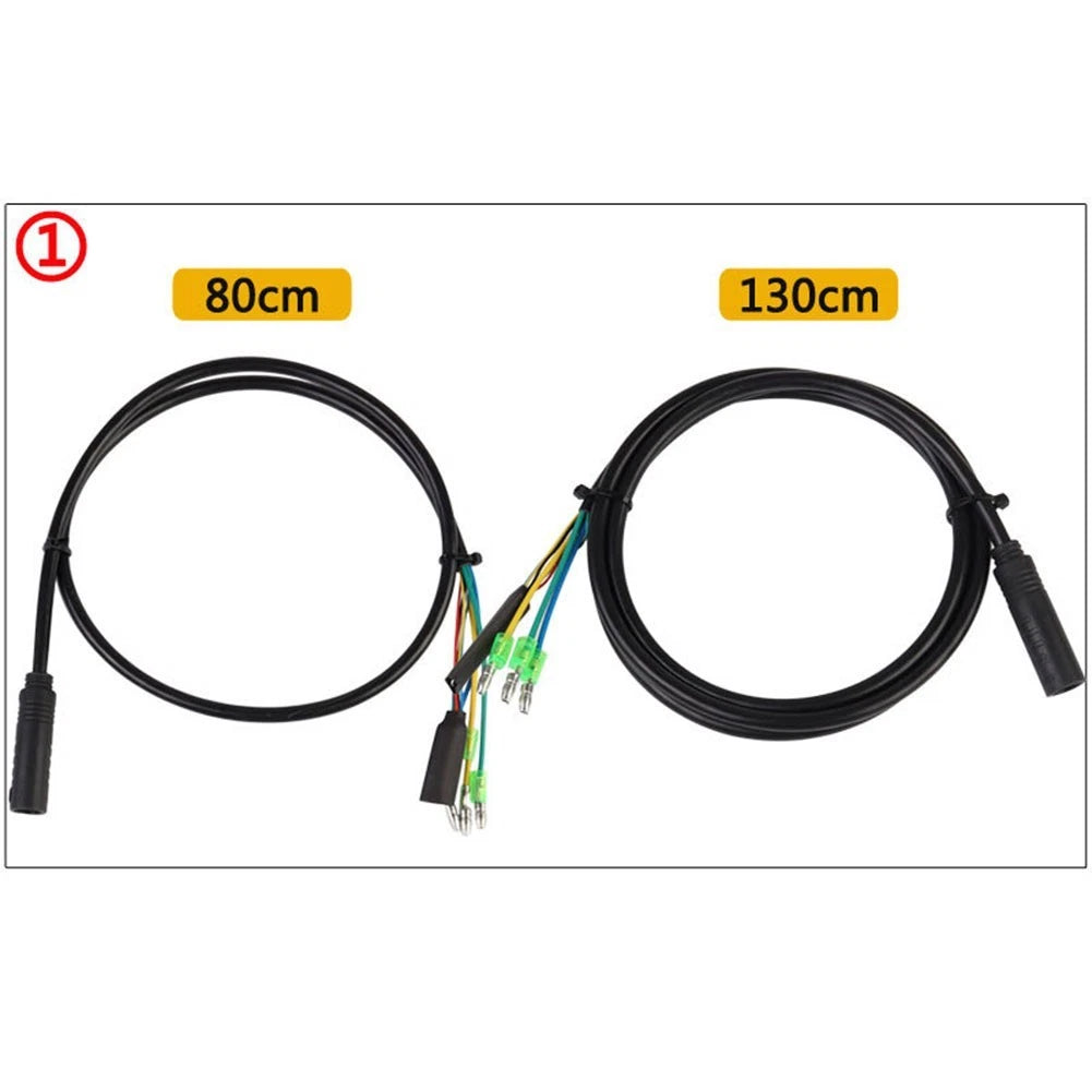 9 Pin Waterproof E Bike Motor Extension Cable (80-130cm) for Scooter