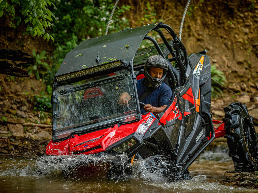 Scratch Resistant Flip Windshield for Polaris RZR XP Turbo (2016–2018)