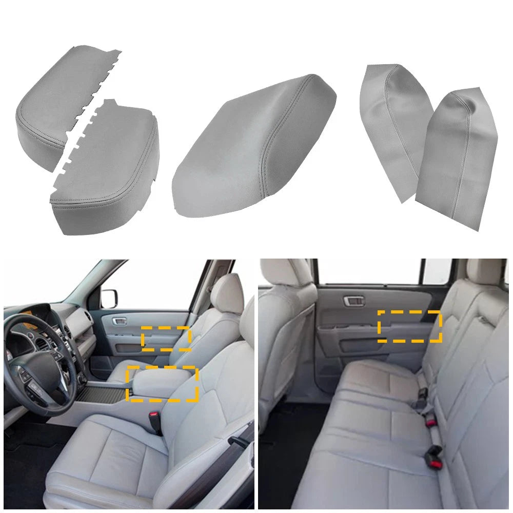 Leather Door Armrest Cover for Honda Pilot (2016–2023)