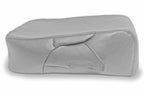 Console Lid Jump Seat Cover for Chevrolet Silverado (2007–2013) Gray PVC Leather