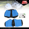 Front Seat Cover for Club Car DS (No Staple, Blue)