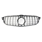 GTR Style Upper Bumper Mesh Grille for Mercedes-Benz C Class W205 C200 (19-23)