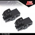 Set of 2 Power Window Switches for Chevy GMC (Rear Driver & Passenger)