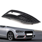 Fog Light Grille Cover Right Side for Audi A4 (2013–2016) Glossy Black