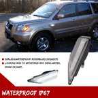 Clear White LED Front Bumper Side Marker Lights for Honda Pilot (2006–2008)
