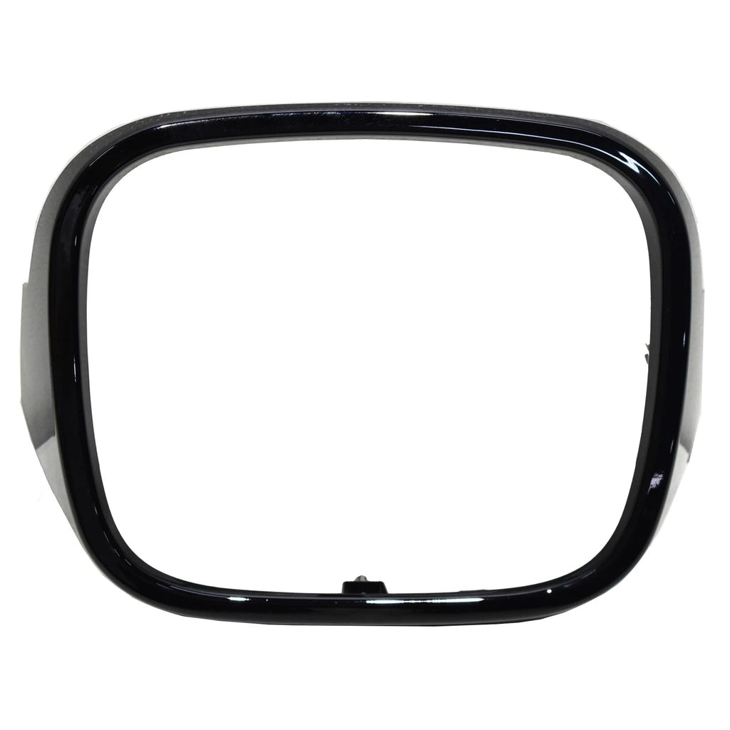 Replacement Black Painted ABS Plastic Front Center Grille Molding