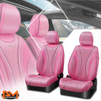 1st Front Row Bucket Seat Cover for Universal Fit - Diamond Series Pink