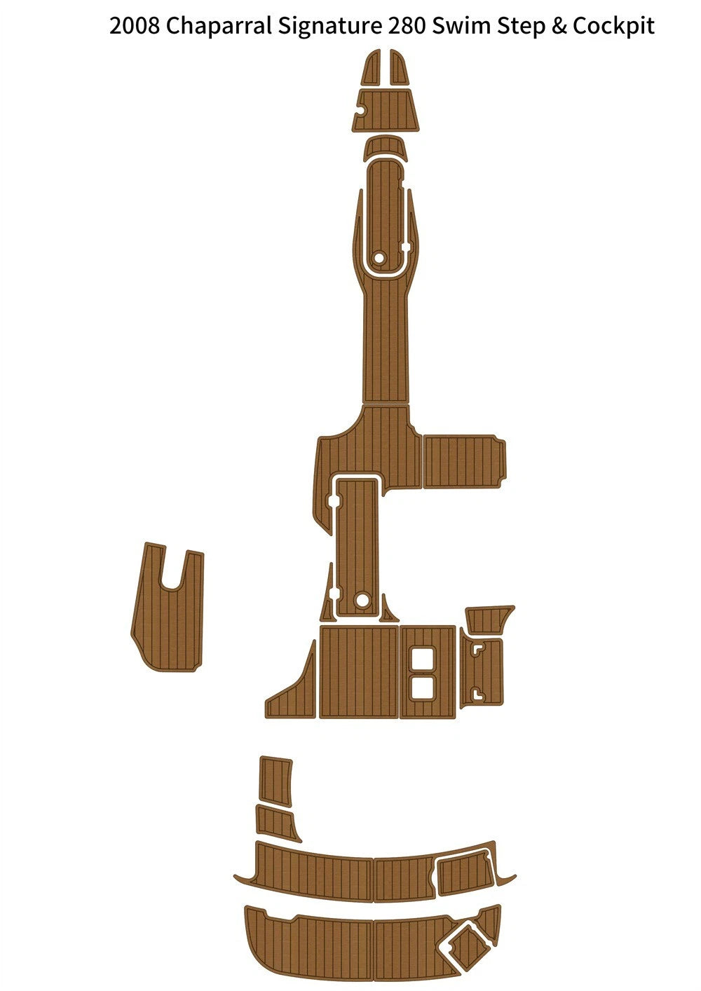 EVA Teak Flooring for Chaparral Signature 280 (2008)
