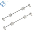 2Pcs 8mm Linear Motion Rail Shaft w/ 4 SCS8UU Bearings & SK8 Support