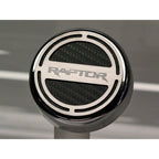 6pc Raptor Cap Covers w/Yellow Solid Vinyl Inlay&Brushed Accent for 11-14 F-150