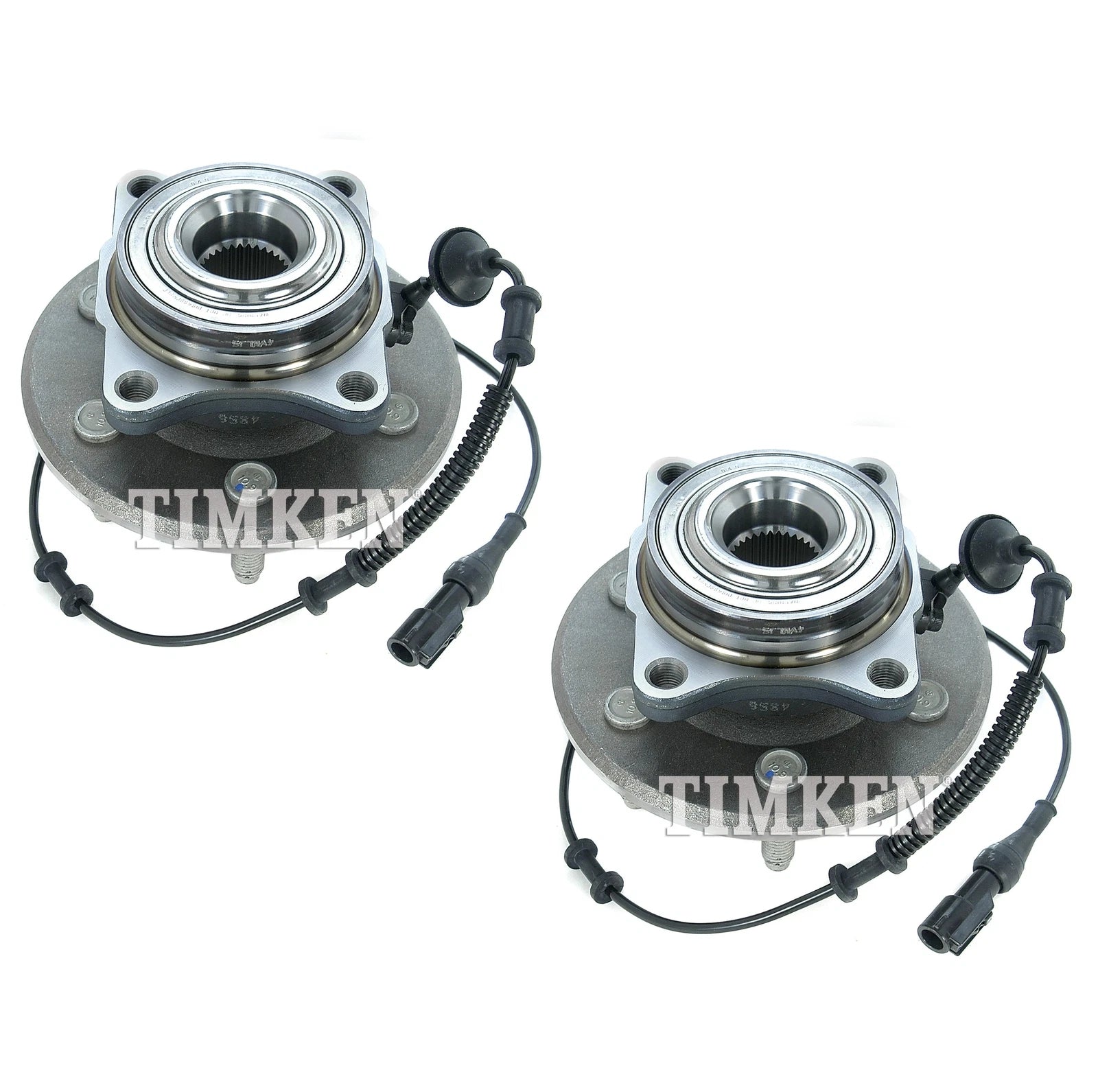 Set of 2 Rear Wheel Bearing and Hub Assemblies for Ford Lincoln 4WD