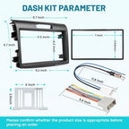 Double DIN Radio Install Dash Bracket & Wire Harness for Honda CR-V (2012–2016)