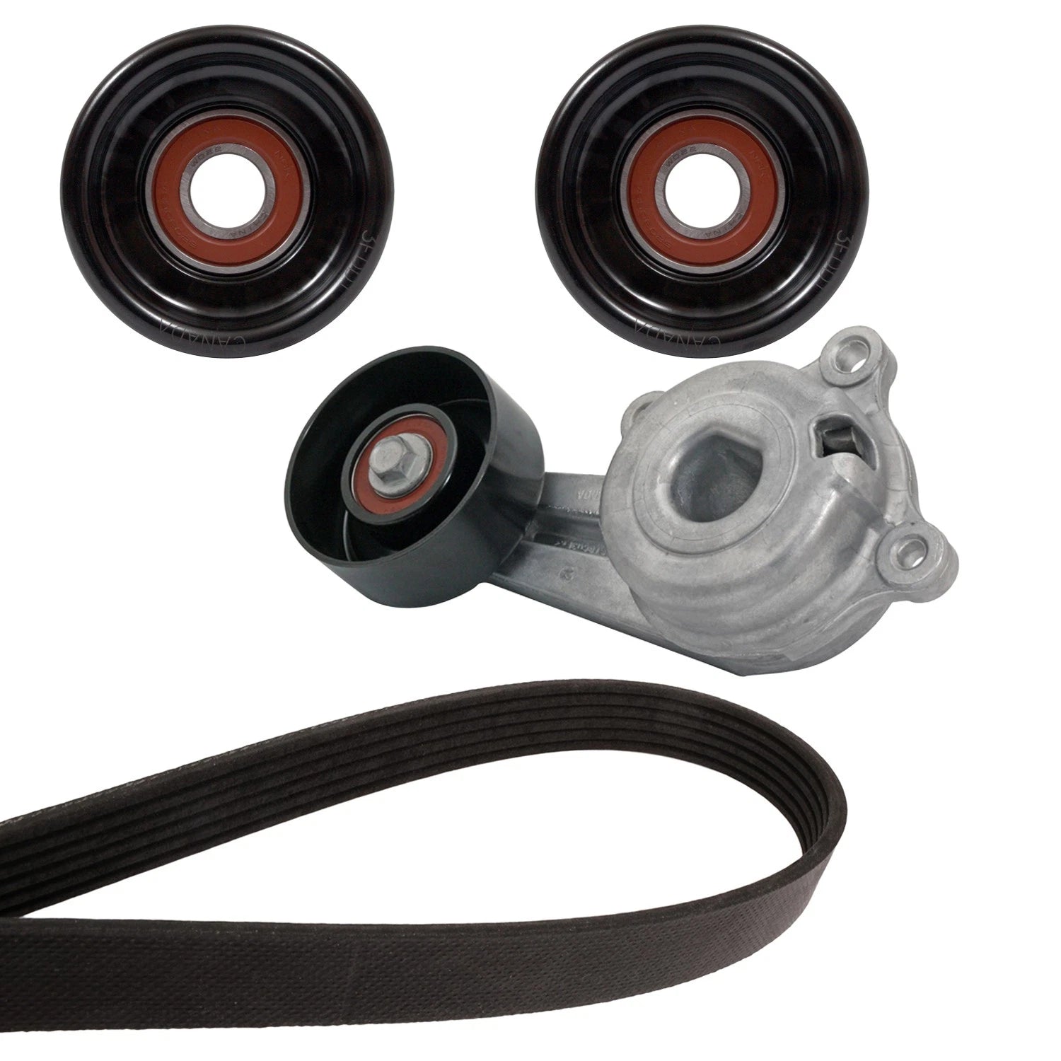 Drive Belt Idler Pulley Tensioner Kit for F-150 F-250 F-350 (2004–2010)