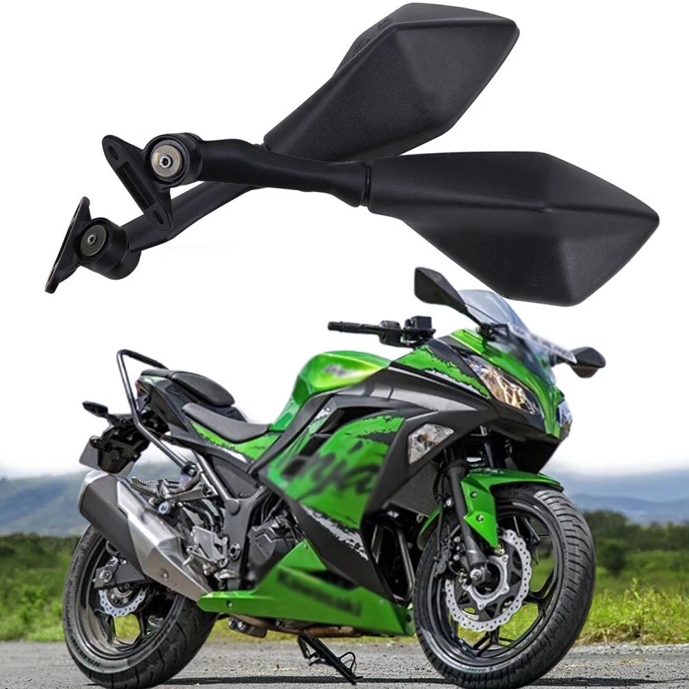 Pair Rear-View Side Mirrors for Kawasaki Ninja ZX6R ZX636 (2013–2017)