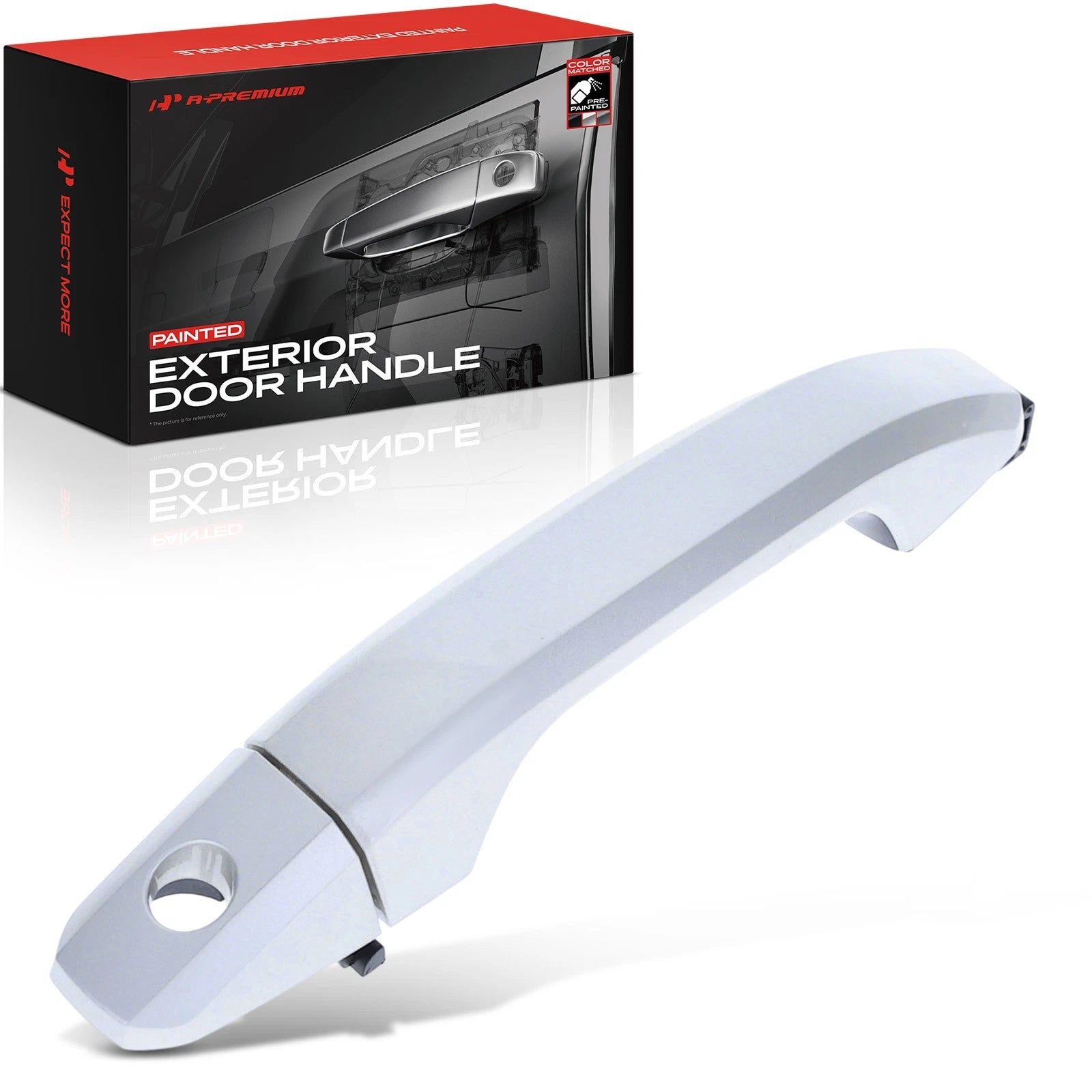 Front Driver Door Handle for Silverado (2014–2019) Silver Birch
