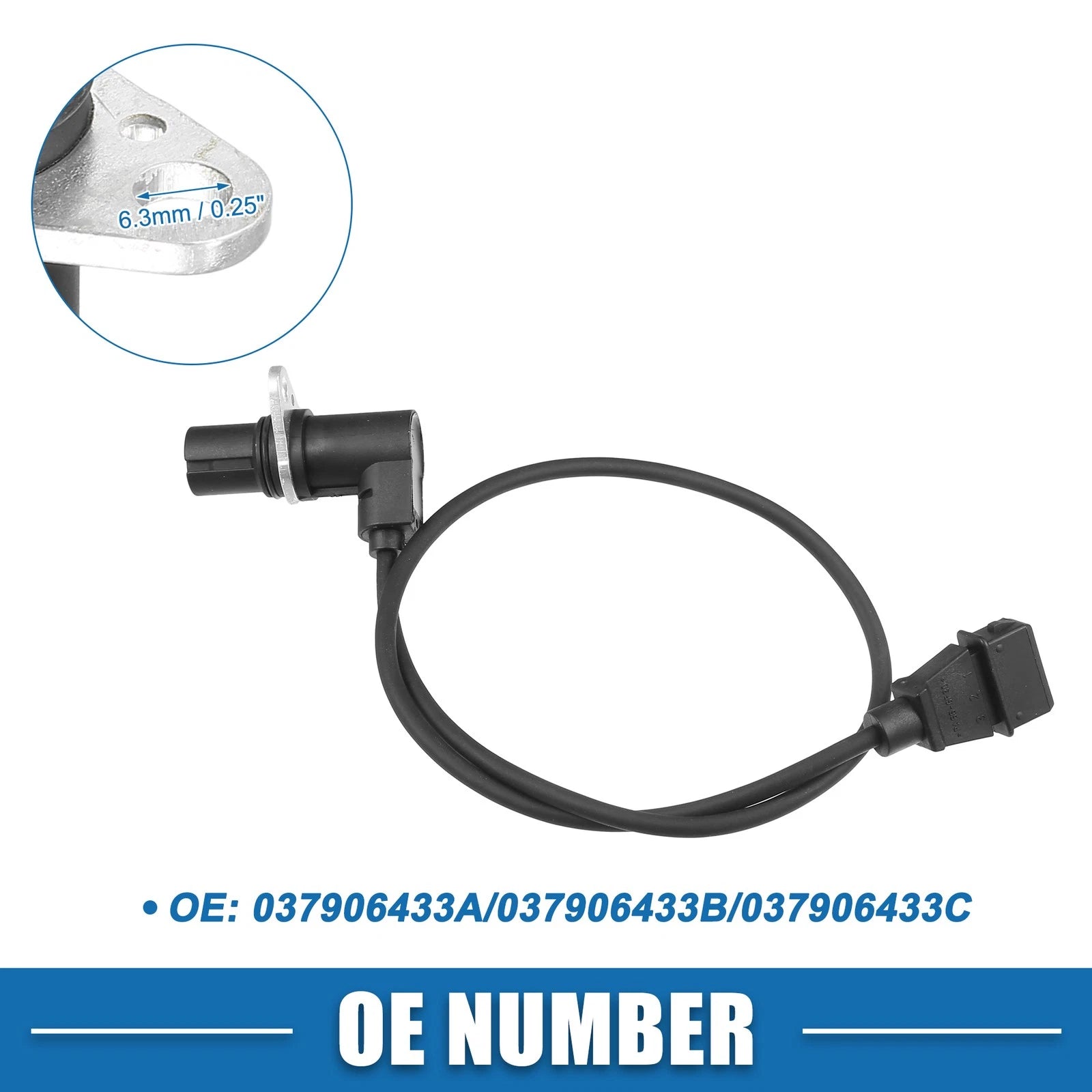 Crankshaft Position Sensor No. 037906433A for Volkswagen Jetta (1993–1998)