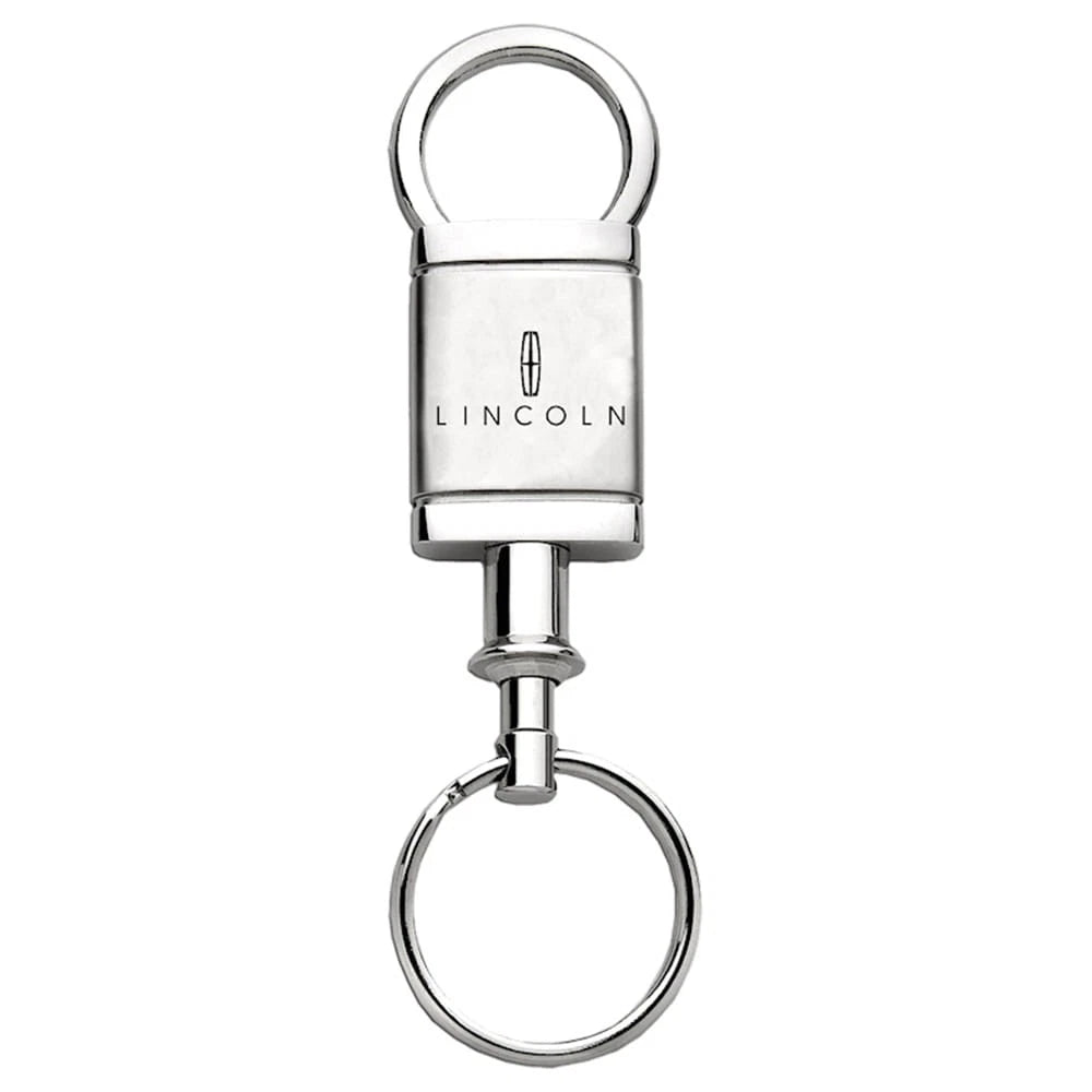Satin-Chrome Valet Keychain - Officially Licensed for Lincoln
