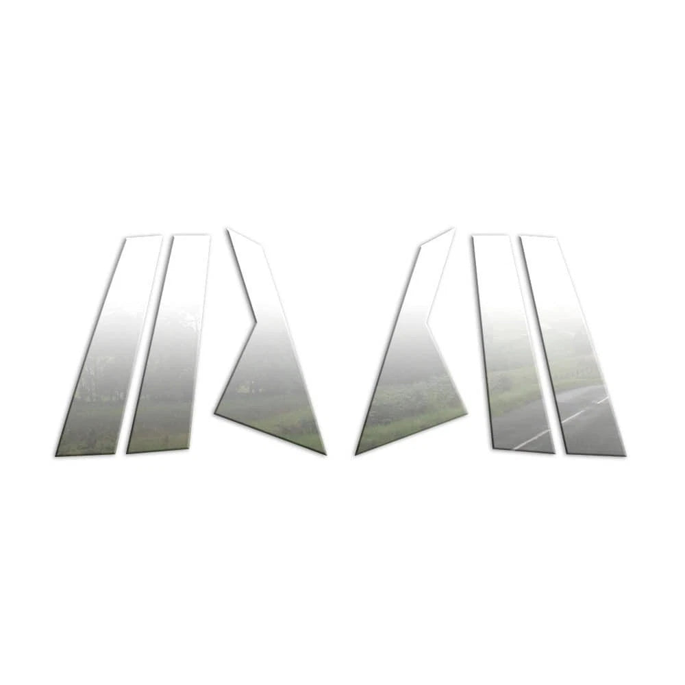 Pillar Post Covers for 2016-2024 Cadillac CT6 (Stainless Steel 6pc)