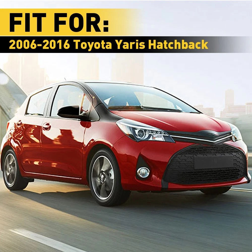2Pcs Roof Drip Moulding for Toyota Yaris Hatchback (2006–2011)