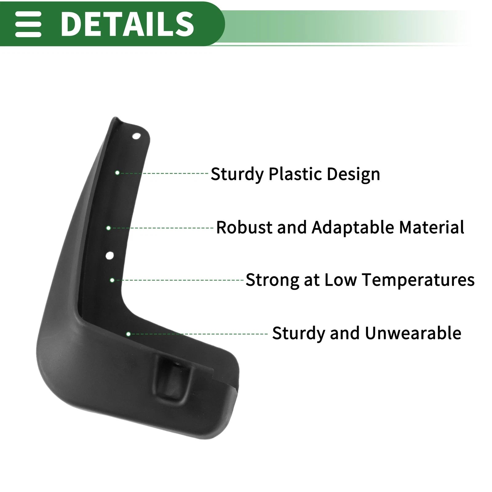 Set of 4 Mud Flaps Splash Guards for Mitsubishi Xpander (2017–2022)