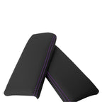 Leather Console Armrest Cover for Mazda CX-9 (2010–2015) Purple Stitch