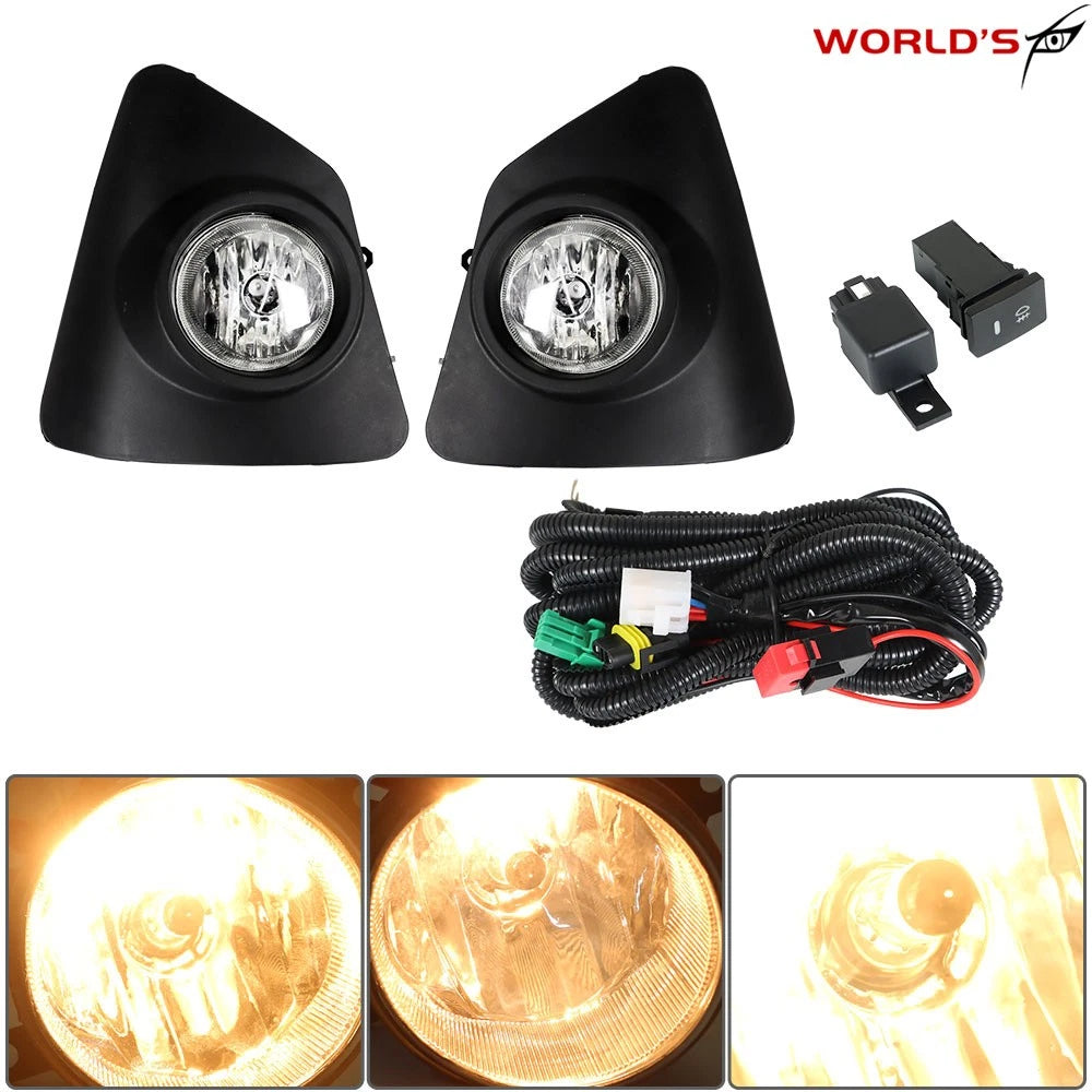 Set of 2 Front Bumper Fog Lights for Toyota Corolla (2014–2016)