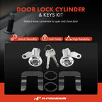 2X Door Lock Cylinder Set with 2 Keys for Ford F-150 F-350