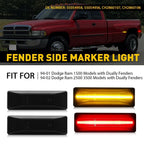 LED Dually Fender Side Marker Light for Dodge Ram 1500 2500 3500 (1994–2002)