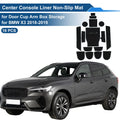 16 Pcs Non-Slip Mat for BMW X3 (2018–2019) PVC Black