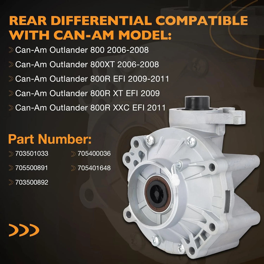 Rear Differential Gear Case for Can-Am Outlander Renegade (2003-2023)