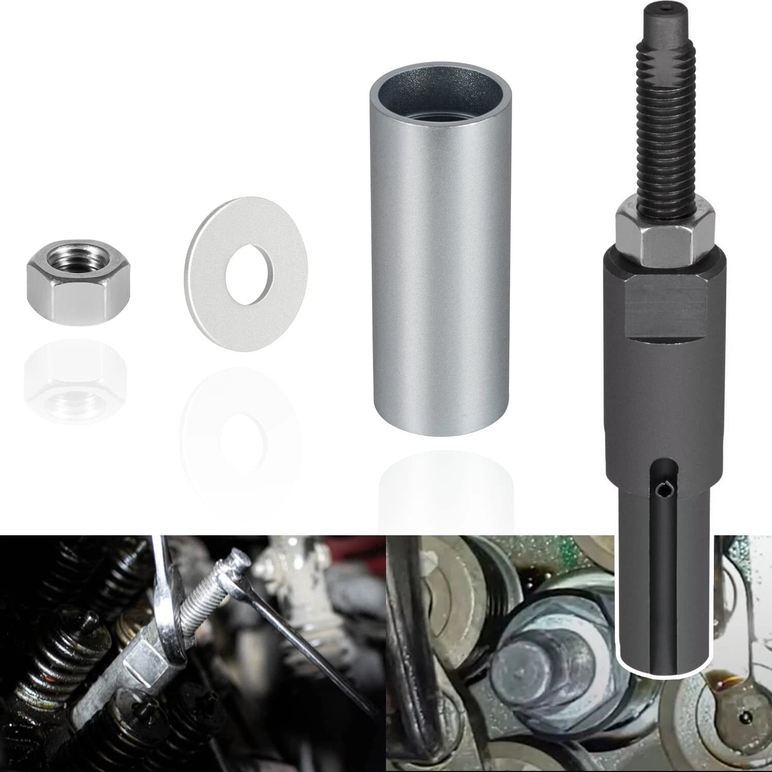 7222 Injector Tube Remover Installer Kit for GM 6.6L Duramax Diesel (2001–2016)