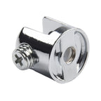 10X Glass Shelf Support Clamp Brackets for Chrome Shelves (6-8mm)