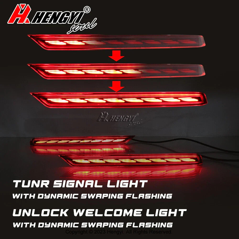 LED / Rear Bumper Brake Light Turn Signal Light for Toyota Land Cruiser J300