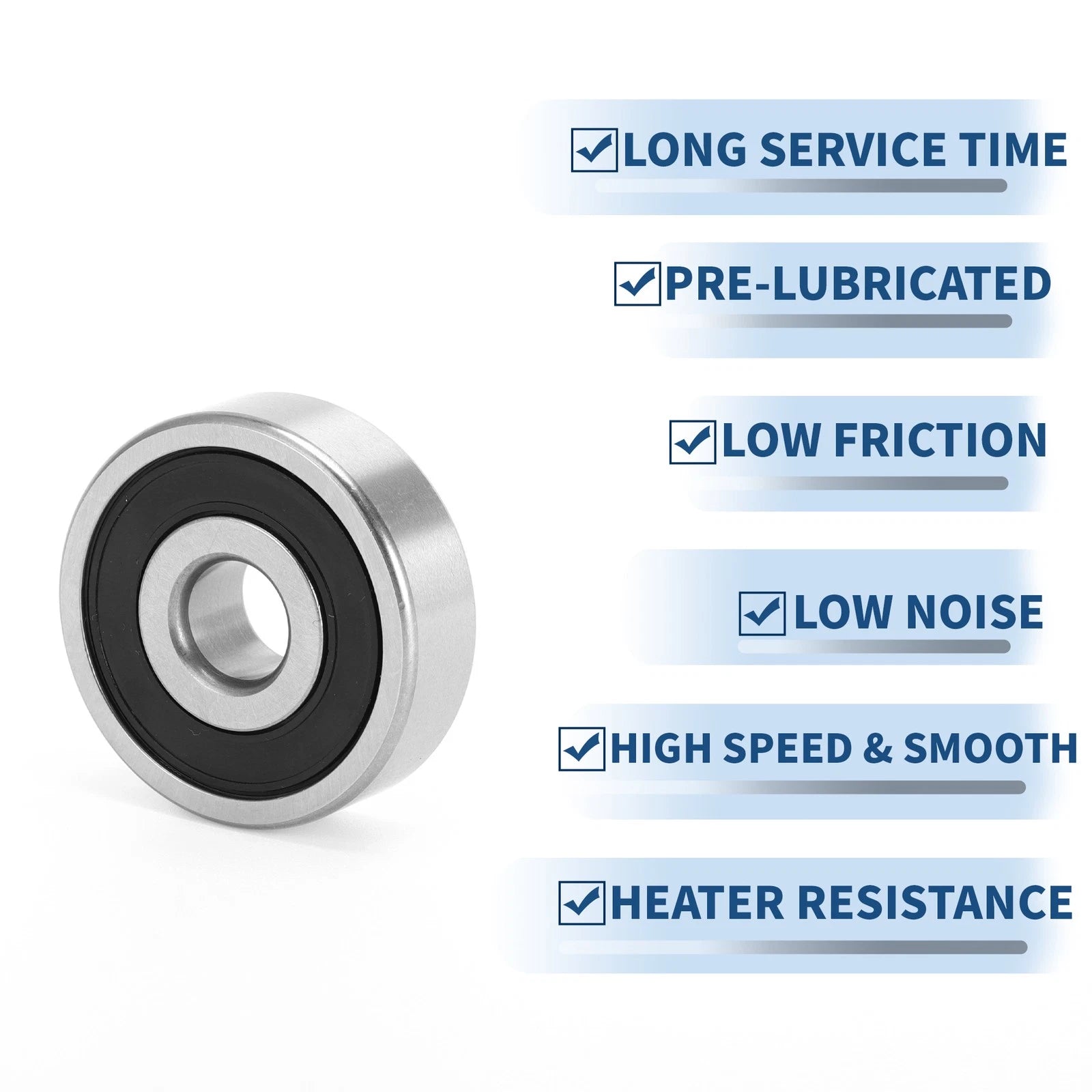 Deep Groove Ball Bearing 10x35x11mm for Scooter Skateboard (6300DDU)