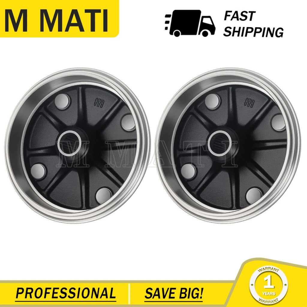 2 Rear Wheel Brake Drums for Kawasaki Mule 500, 520, 550 (1993–2006)