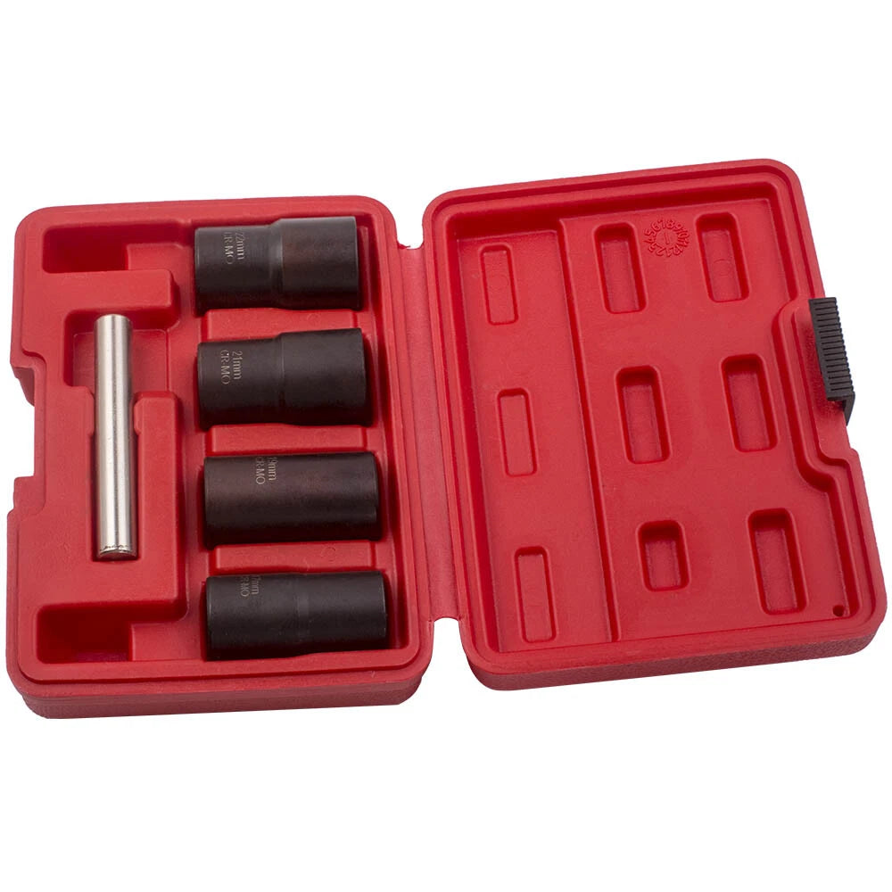 Twist Socket Wheel Lock Nut Removal Tool Kit for (17-22mm)