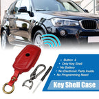 Car Remote Key Fob Case Cover 4 Button for BMW  - Blue