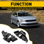 Set of 2 Front Bumper Grille Guide Brackets for VW Jetta MK4 (2011â2014)