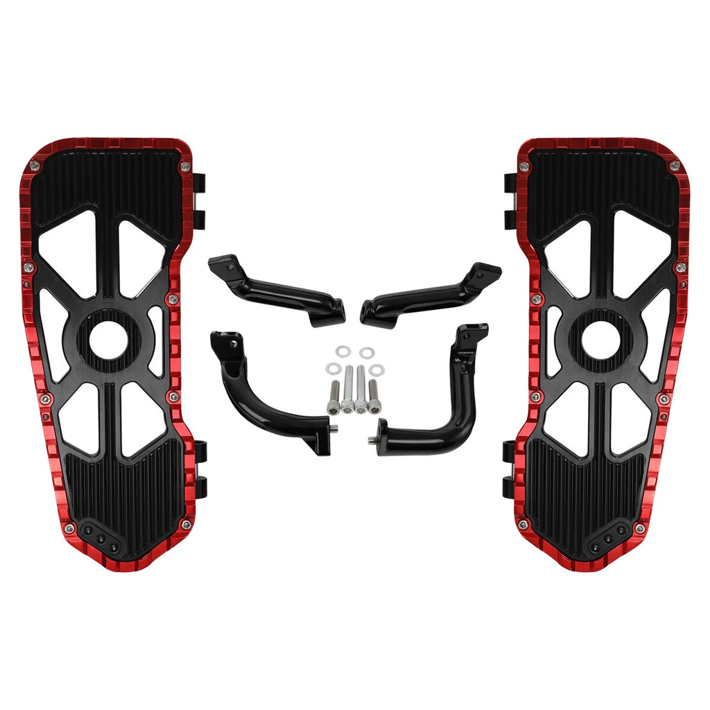 Driver Floorboards Footboards with Bracket for Harley Touring (2017–2024)