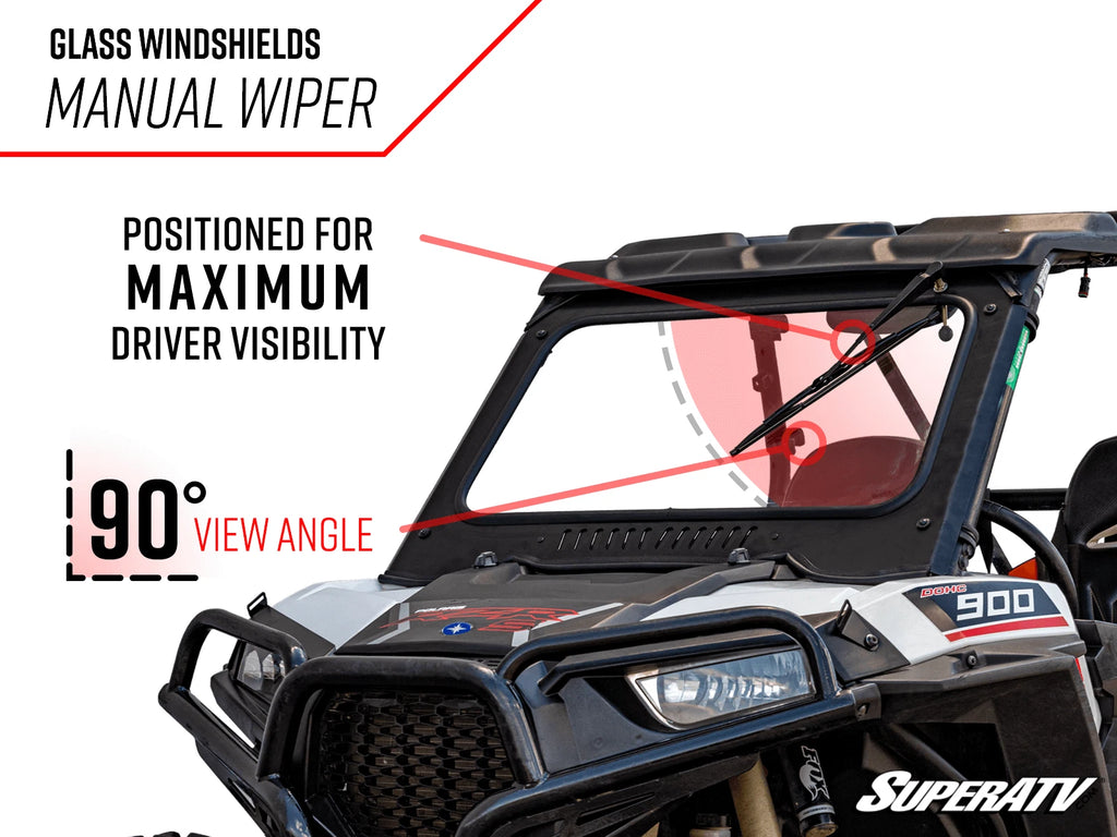 Full Glass Windshield for Polaris RZR S 1000 (2016–2020)