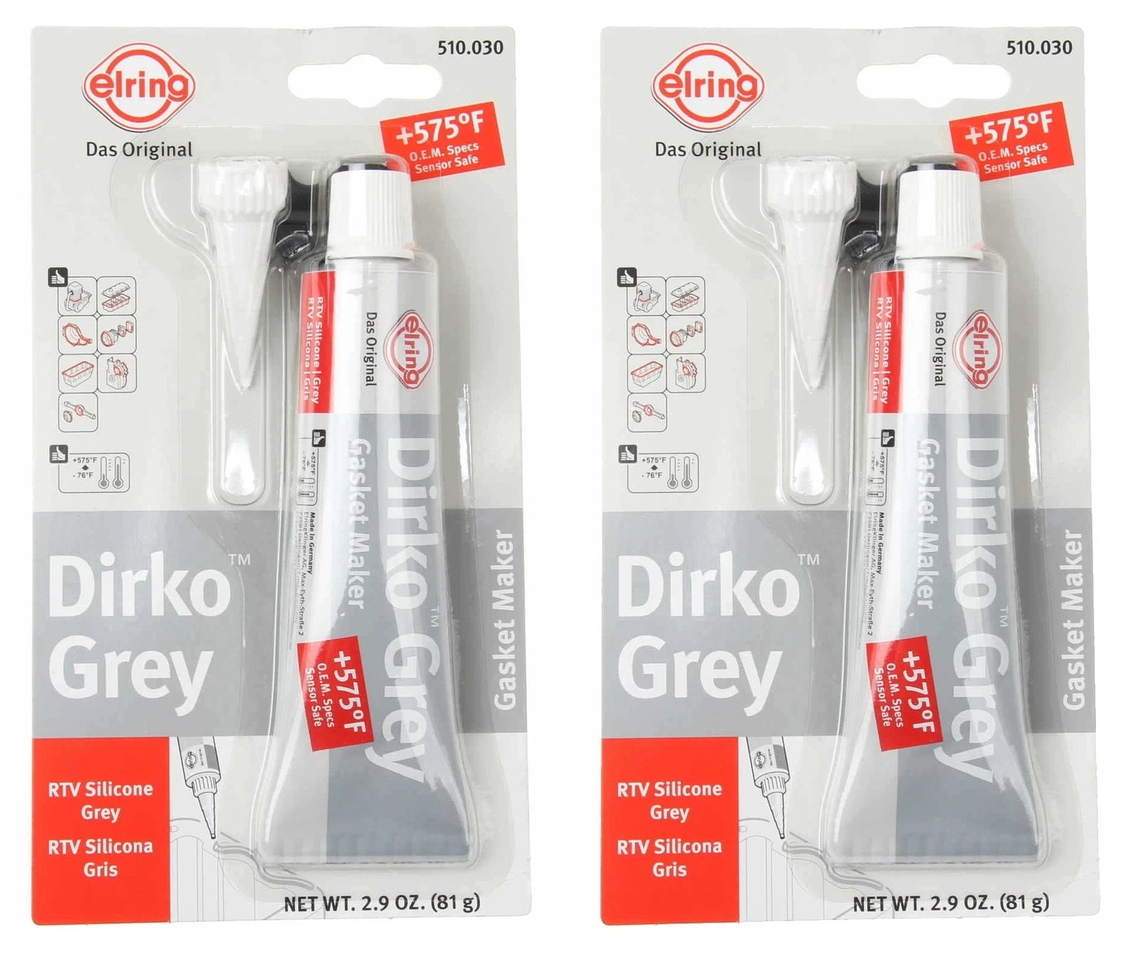 Set of 2 Sealing Compound (80 ml Tube) for Lexus V8, Nissan V6