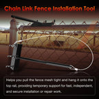 Heavy Duty Chain Link Fence Top Rail Tool for Various Models