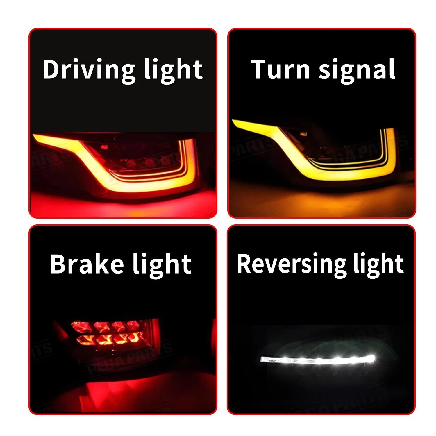 Left Driver Rear Tail Light Lamp for Land Rover Range Rover Sport (2018–2021)