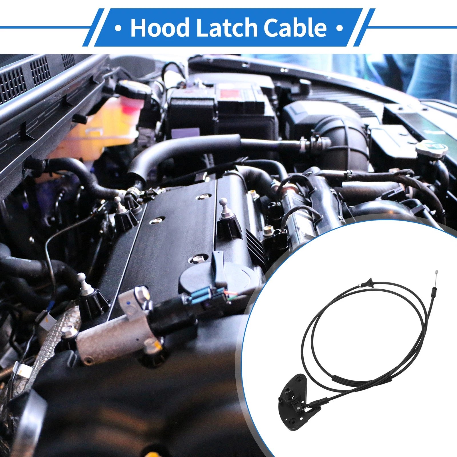 Hood Release Cable No. ED8B16C657AD for Ford Escort (2015–2018)
