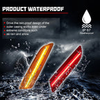 Set of 4 LED Front & Rear Side Marker Lights for Chrysler Crossfire (2004–2008)