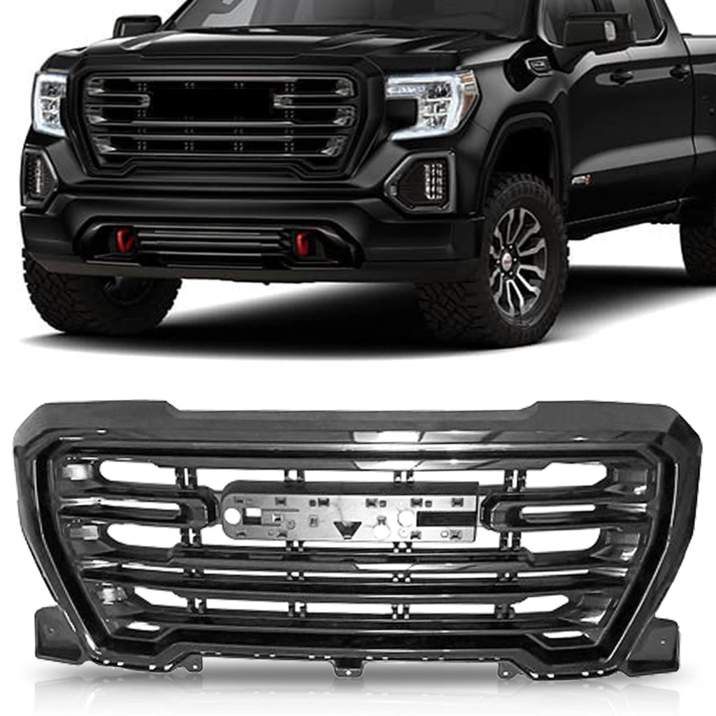 Gloss Black Grille for GMC Sierra 1500 (2019–2021)