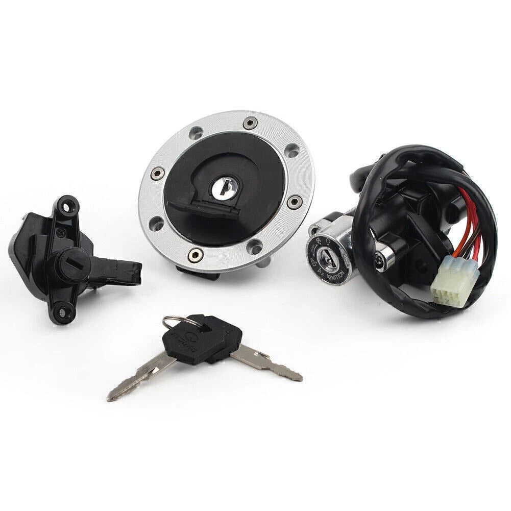Ignition Switch Lock Fuel Gas Cap Key Kit for Suzuki GSF600 GSF1200 (1995–2005)
