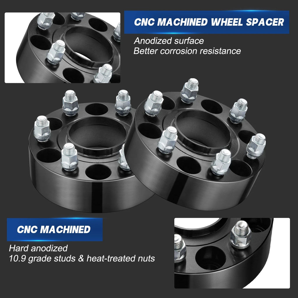 Hub Centric Wheel Spacers for Ram 1500 (2019-2023) 6-Lug (6x5.5) 1.5"